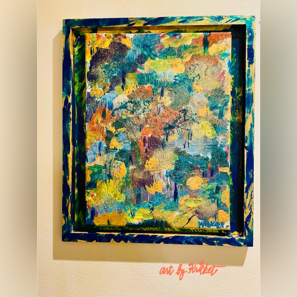 Mixed Media “Where the Mermaids Swim” 🧜‍♀️ 🌊 🎨🌟